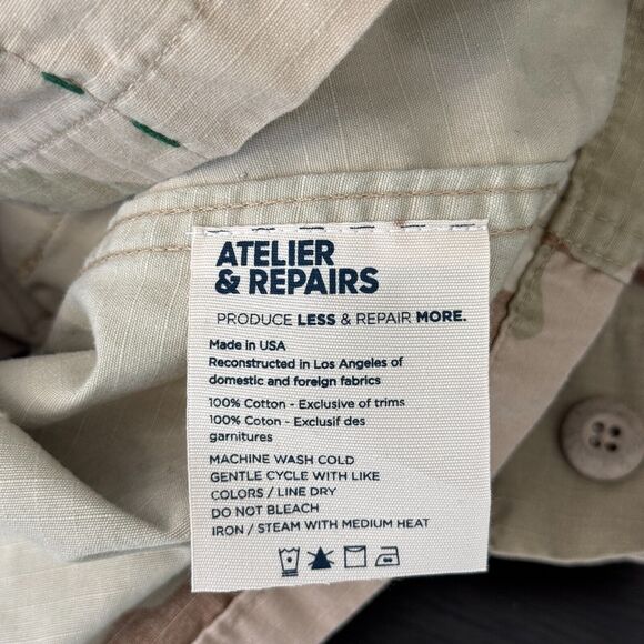 Atelier & Repair Caravanserai Jacket Mens XS Military Desert Camo Hand Stitched - Picture 10 of 13
